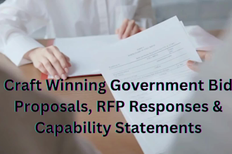 craft winning government bid proposals, rfp responses and capability statements