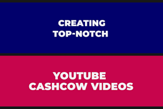 do cash cow video editing, faceless youtube video editing