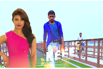 video editing with music and croma key
