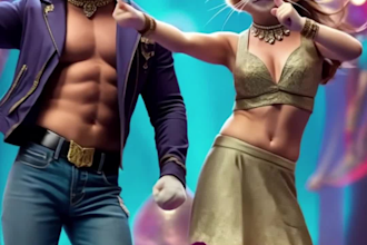 create cat dance video