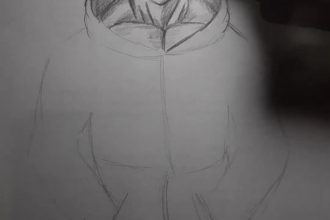 draw any sketch with a picture using a pencil