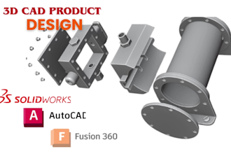 do industrial design 3d product design 3d cad design, 3d cad model in solidworks