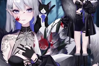 draw and rig male or female 2d vtuber model vtuber design facerig vseeface anime