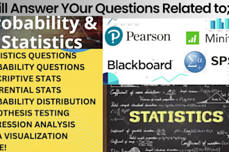 solve your statistics and probability questions and problems