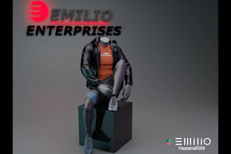 make 3d rendering video for your clothing brand