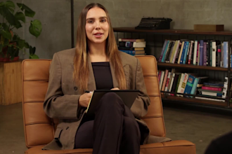 be your realistic female senior american ai spokesperson ugc testimonial video