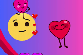 design custom emoji animations that pop and grab attention