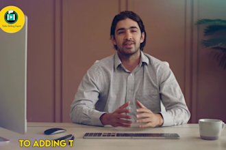 do business promo video editing with captions