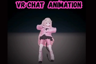 create, edit, fix  vrchat model, vrchat animation, furry avatar vtuber for games