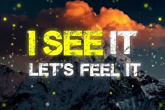 create lyric video plus audio visualization animation