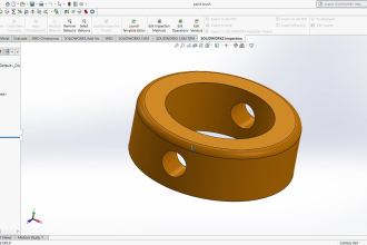 do 3d cad modeling, cad drawing, simulation in solidworks