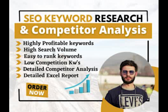 do SEO keyword research and competitor analysis