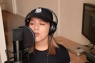create an acoustic cover song for you with piano and vocal