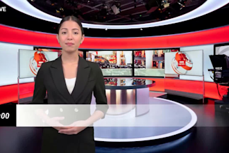 create viral stunning breaking news video using ai spokesperson