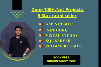 build software applications in asp net as a full stack developer