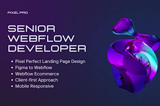 create stunning webflow website layout design and expert webflow customization