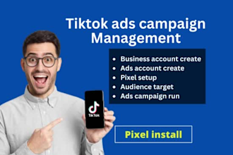 manage tik tok ads campaign, install tiktok pixel