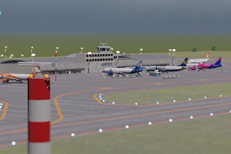make realistic 3d airport scenery for airport, msfs, airport layout design