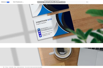 design luxury business card with logo