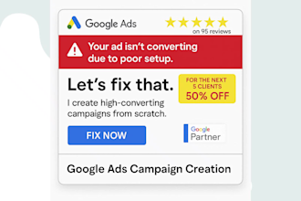 create google ad campaigns, search, performance max