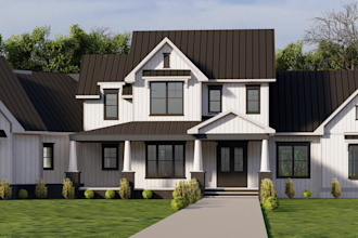 visualize your house rendering exterior design and realistic architecture