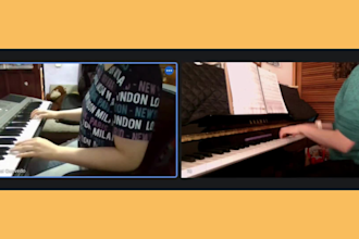 teach you how to play the piano, beginner to advanced level