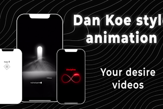 create dan koe style animation video