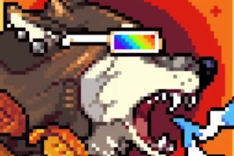drawing pixel art and animation