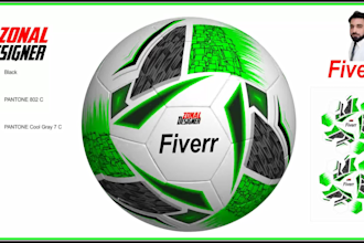 design soccer ball football for your best brand