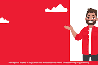 create 2d story animation explainer cartoon animation video