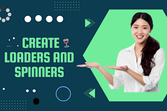 create a loading screen loaders and spinners