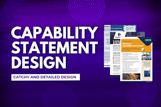 design federal government capability statement for business info sam gov rfp