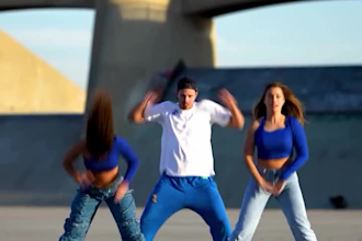 do shuffle dance, group dance, afro dance hiphop dance to songs