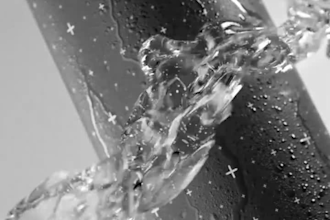 high quality cgi liquid animation, water simulation product rendering vfx effect
