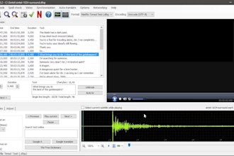 create srt files and subtitles