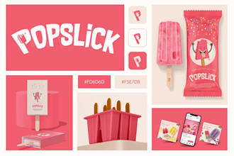 create business logo, brand identity design and full branding kit