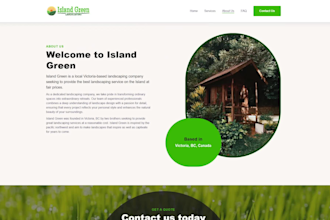 design a premium static website