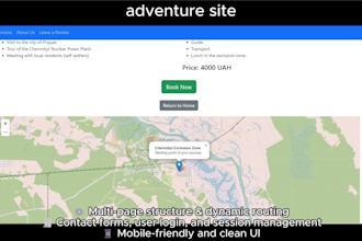 build a custom website using flask and python