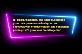 manage your facebook and instagram with content, scheduling
