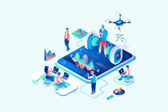 3d isometric explainer video isometric motion graphic commercial saas animation