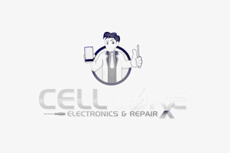 design awesome electronics logo with express deliver