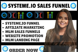 create systeme io mlm sales funnel systeme io website mlm recruitment funnel