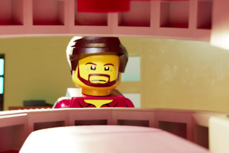 do 3d lego animation, 3d lego character animation, 3d lego modelling