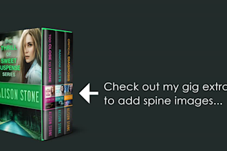 create a 3d box set for your book series