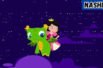 create 2d animated stories and cartoon videos for your kids youtube channel