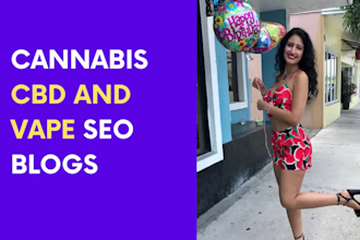 write SEO optimized cannabis cbd and vape blogs
