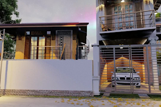 build sketch up revit 3d model and make realistic render