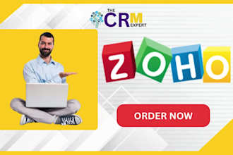 set up zoho one CRM books creator sites automations integrations campaigns zoho