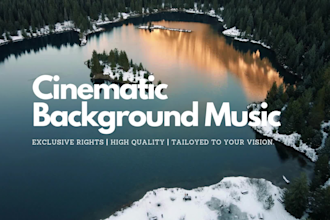 produce an ambient cinematic background track