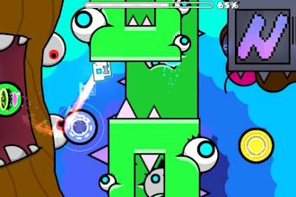 make a geometry dash artwork for your level or logo for you